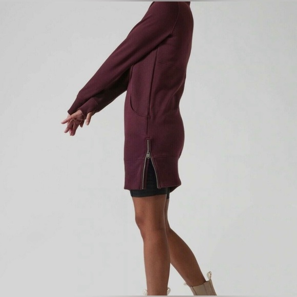 NWT Athleta Cozy Karma funnel neck dress - Picture 3 of 7